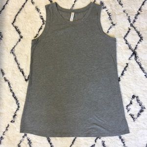 Lululemon Sleeveless Tee Tunic Grey Size 8